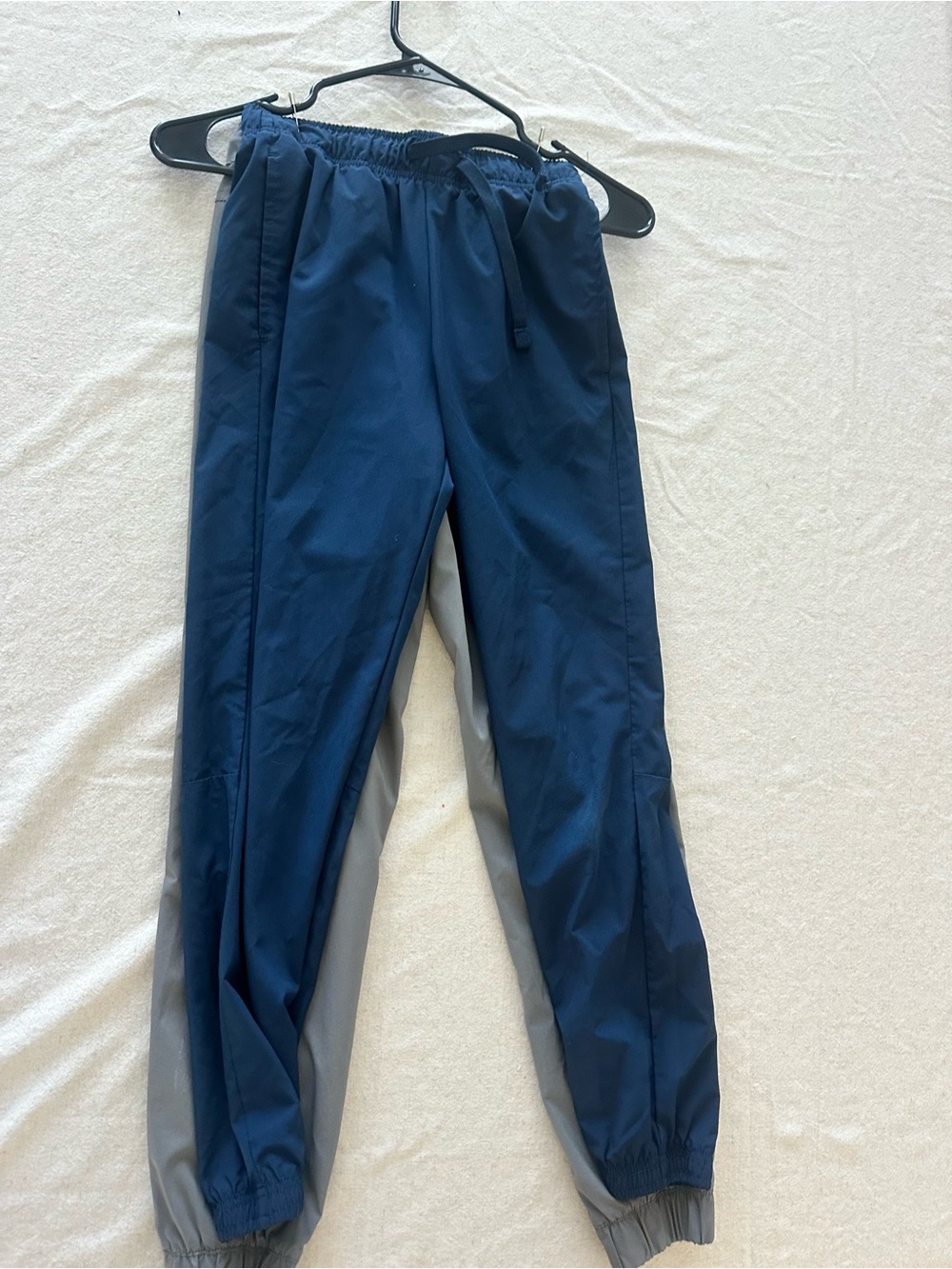 Men's Athletic Track Pants - Navy and Gray